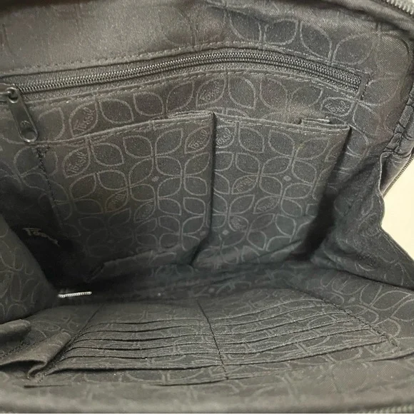 Fossil Womens ZB2840 Black Leather Flap Front Wallet Crossbody Bag - Picture 10 of 13